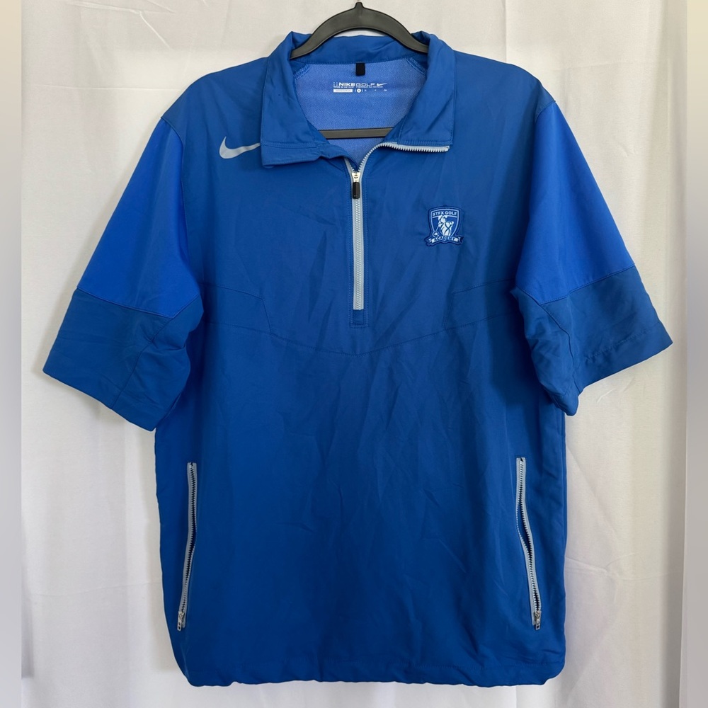 One of a Kind Nike Two-Tone Blue Men's Golf Rain/Windbreaker STFX Golf Academy
